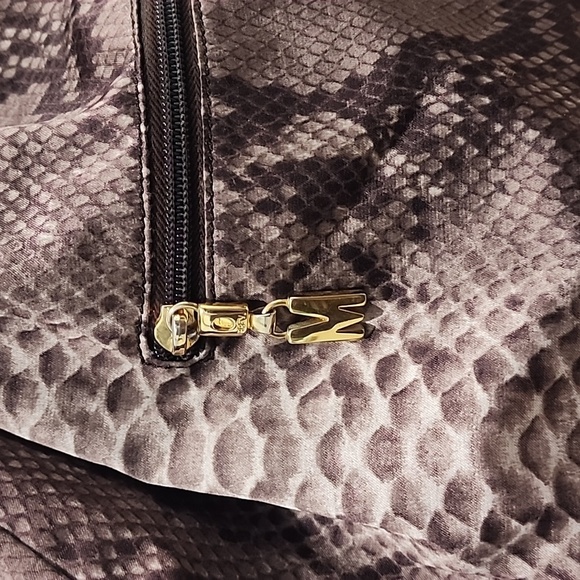 Moschino Snakeskin Print Drawstring Backpack - Picture 4 of 15